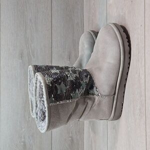 Ugg Australia Women Suede Star Boots shoes sz 8